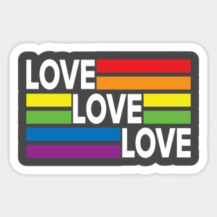 LOVE LOVE LOVE Sticker